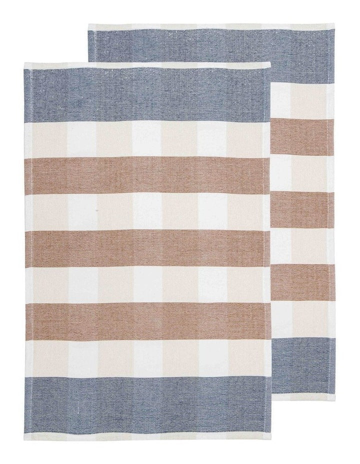 Bailie Terry Kitchen Towel 2 Pack in Terracotta