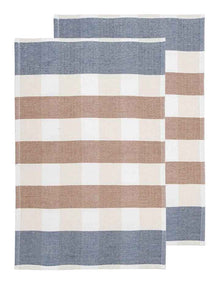 Bailie Terry Kitchen Towel 2 Pack in Terracotta