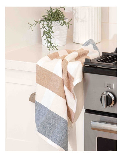 Bailie Terry Kitchen Towel 2 Pack in Terracotta