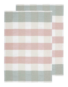 Bailie Terry Kitchen Towel 2 Pack in Pink