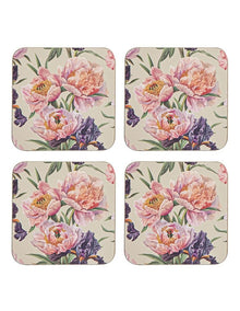 Hardboard Coventry Square Coaster 4 Pack in Multi