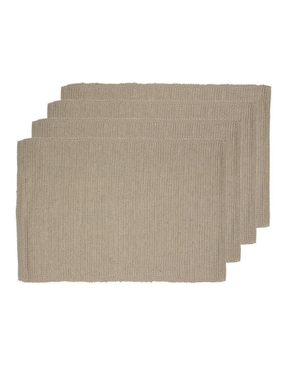 Newport Placemat 4 Pack in Flax