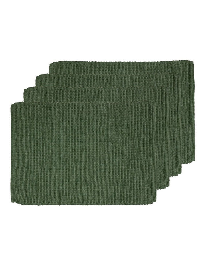 Newport Moss 4 Pack Placemat in Green