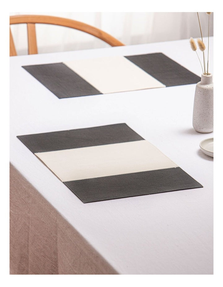 Arden Placemat 4 Pack in Black