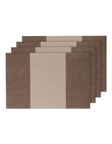 Arden Placemat 4 Pack in Taupe