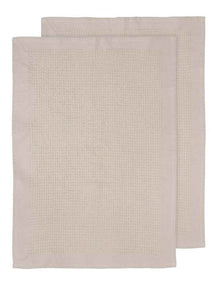 Ollie Waffle Kitchen Towel in 2 Pack in Natural