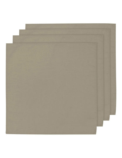 Oxford Flax Napkin 4 Pack in Beige