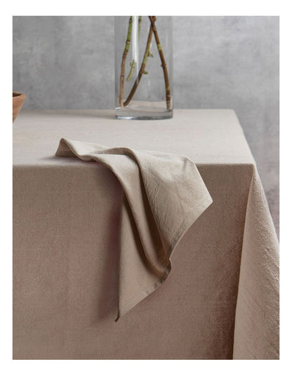 Oxford Flax Napkin 4 Pack in Beige