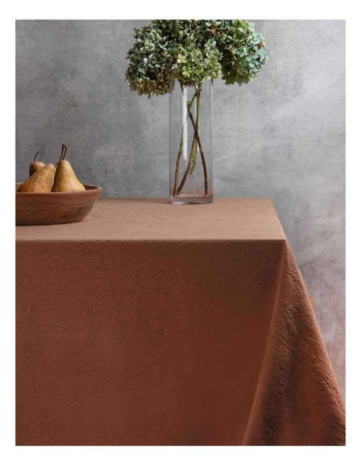 Oxford Tablecloth 150x300cm in Brown