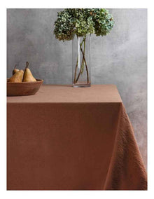 Oxford Tablecloth 150x300cm in Brown