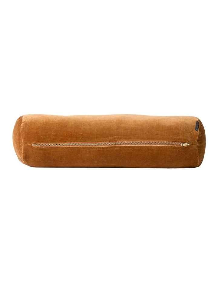 Luxury Velvet Bolster in Maple