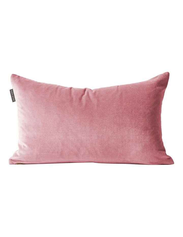 Luxury Velvet Rectangle Cushion in Orchid