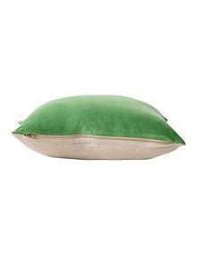 Luxury Velvet Cushion in Emerald