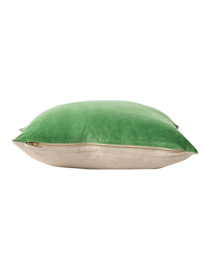 Luxury Velvet Cushion in Emerald