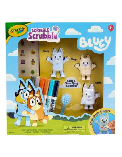Scribble Scrubbie 3 Bluey Combo Pack