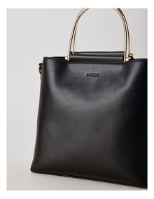 Carolina Satchel Bag in Black