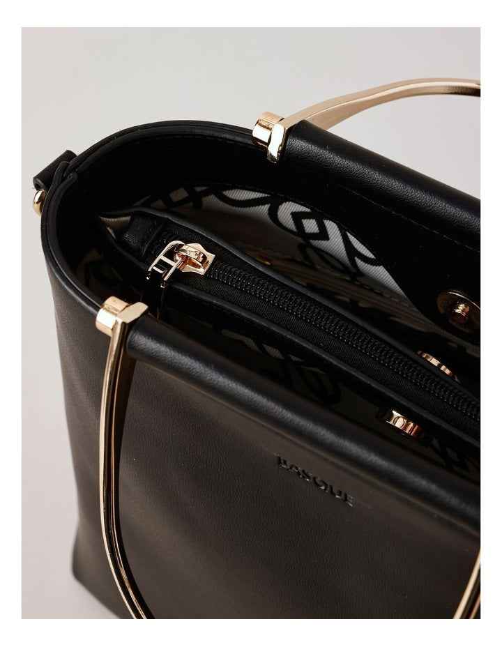 Carolina Satchel Bag in Black
