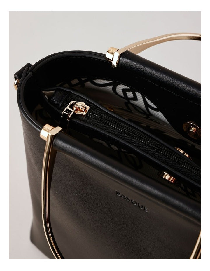 Carolina Satchel Bag in Black