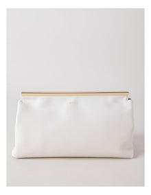 Carrie Clutch Bag in White