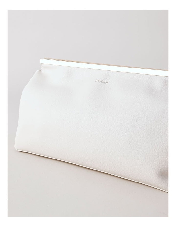 Carrie Clutch Bag in White