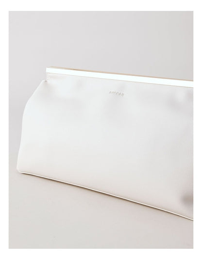 Carrie Clutch Bag in White