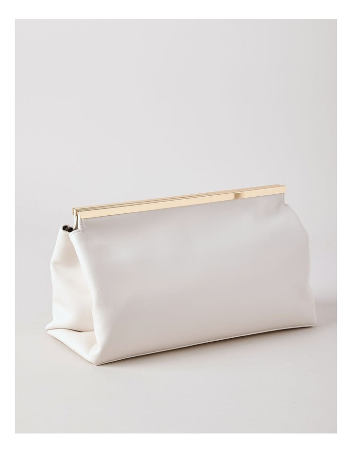 Carrie Clutch Bag in White