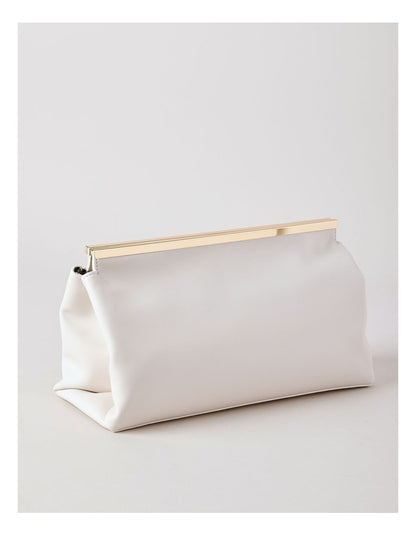 Carrie Clutch Bag in White