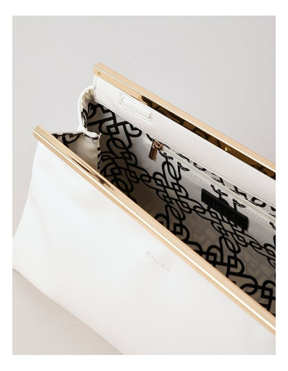 Carrie Clutch Bag in White