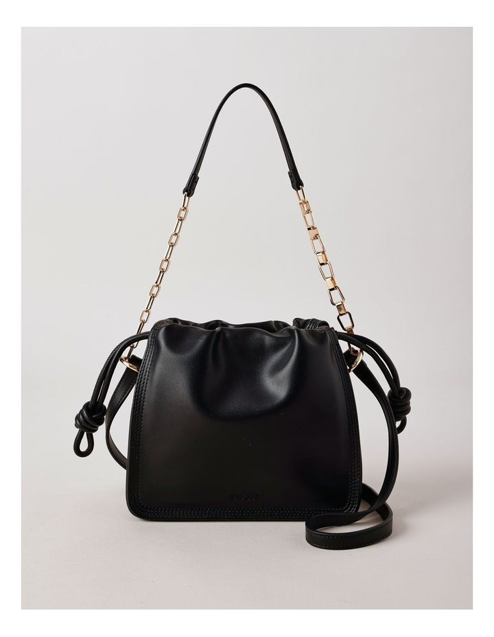 Savannah Shoulder Bag in Black