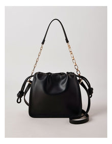 Savannah Shoulder Bag in Black