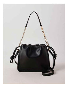 Savannah Shoulder Bag in Black