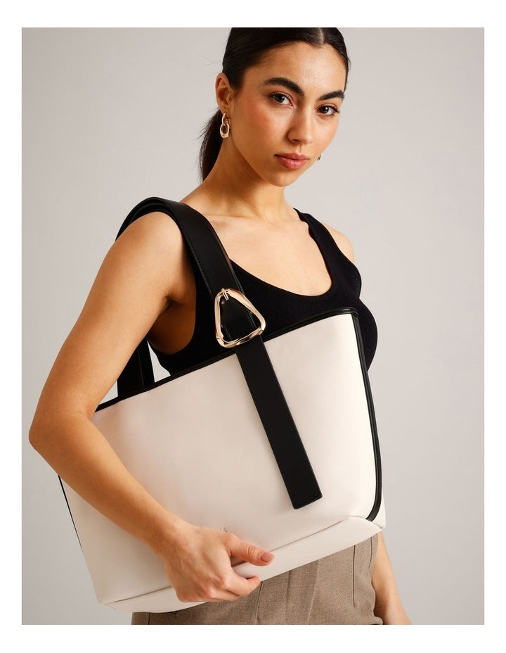 Lexie Tote Bag in White