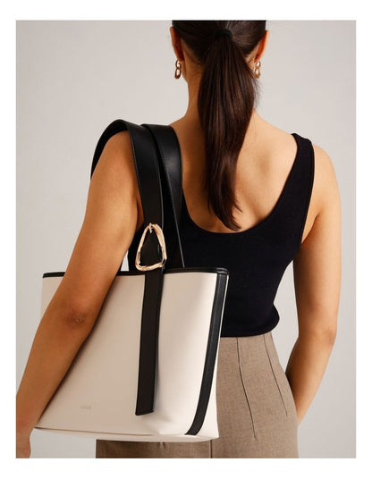 Lexie Tote Bag in White