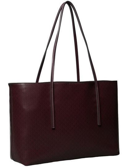 Emblem Allover Print Tote Bag in Fudge AOP