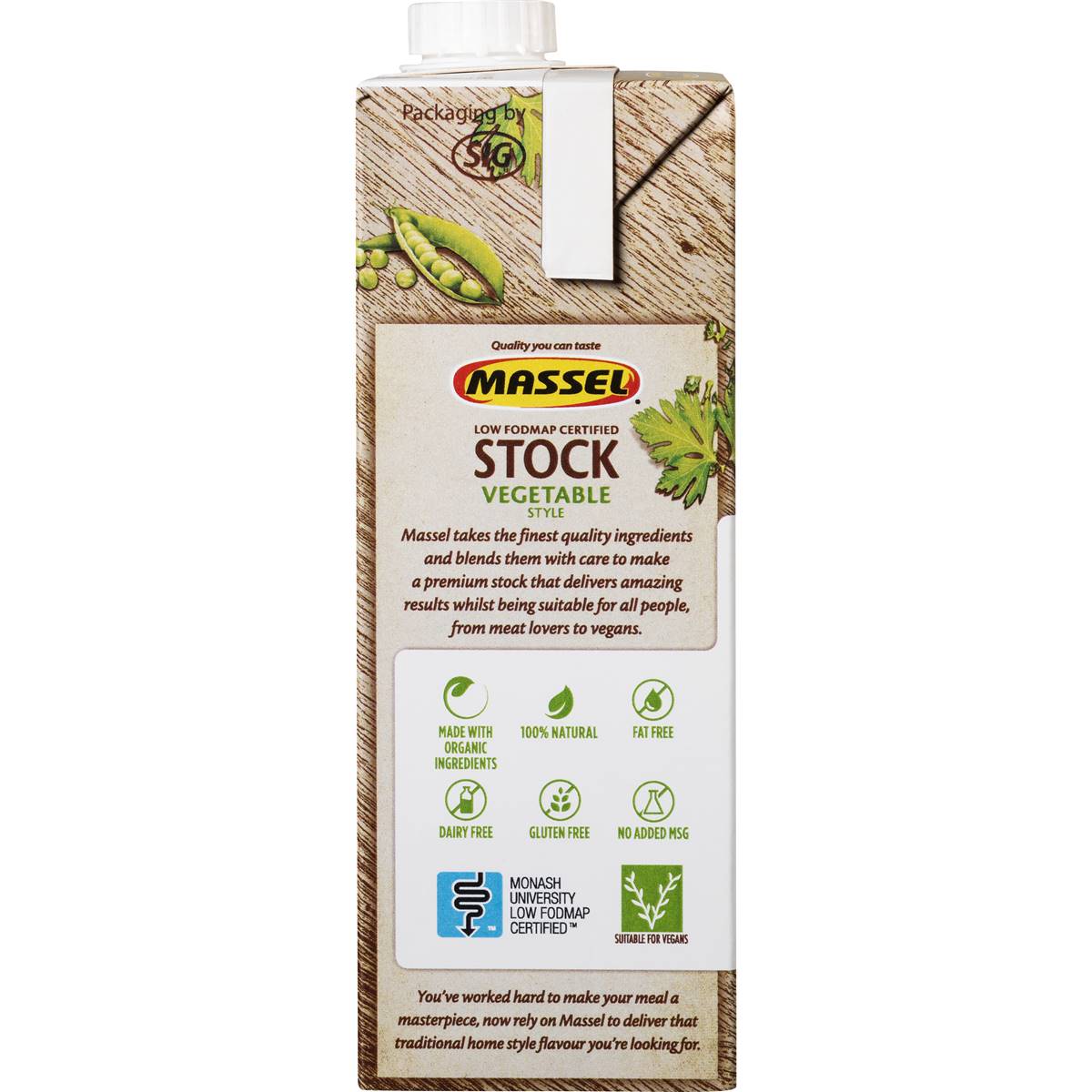 Massel Gourmet Liquid Stock Vegetable 1l