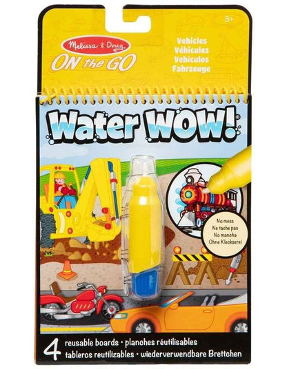 Water Wow Vehicles Book