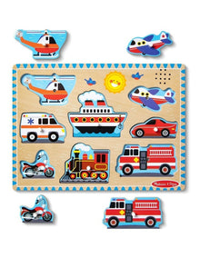 Vehicles Sound Puzzle - 8 Pieces