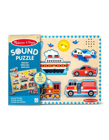 Vehicles Sound Puzzle - 8 Pieces