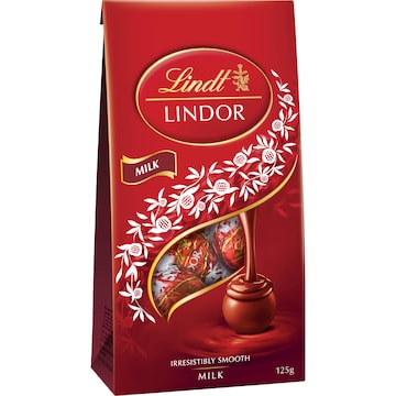 Lindt Lindor Milk Chocolate Bag 125g