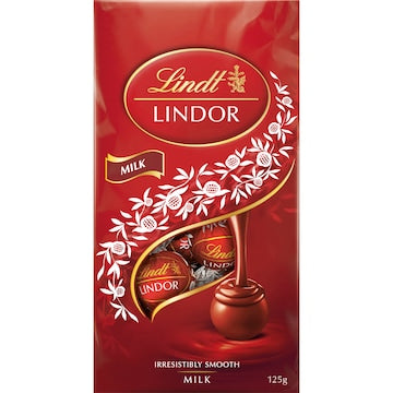 Lindt Lindor Milk Chocolate Bag 125g