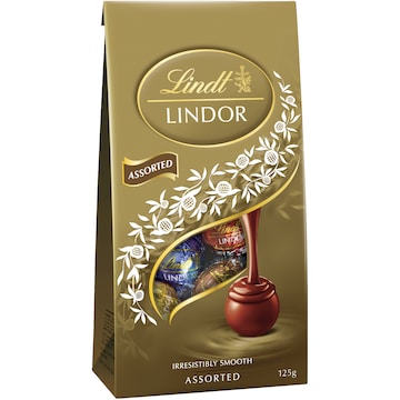 Lindt Lindor Assorted Pouch 125g