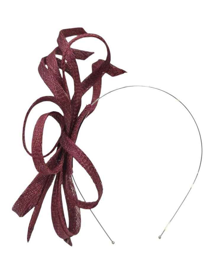 Sinamay Bow Fascinator in Red
