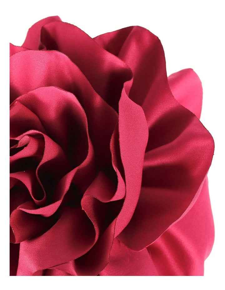 Large Flower On Headband in Raspberry