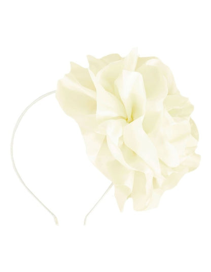 Large Flower On Headband in Ivory