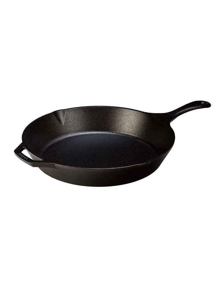 Cast Iron Skillet With Helper Handle 33cm in Black