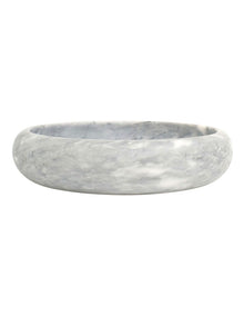 Novaro Bowl Marble 26x6cm in White