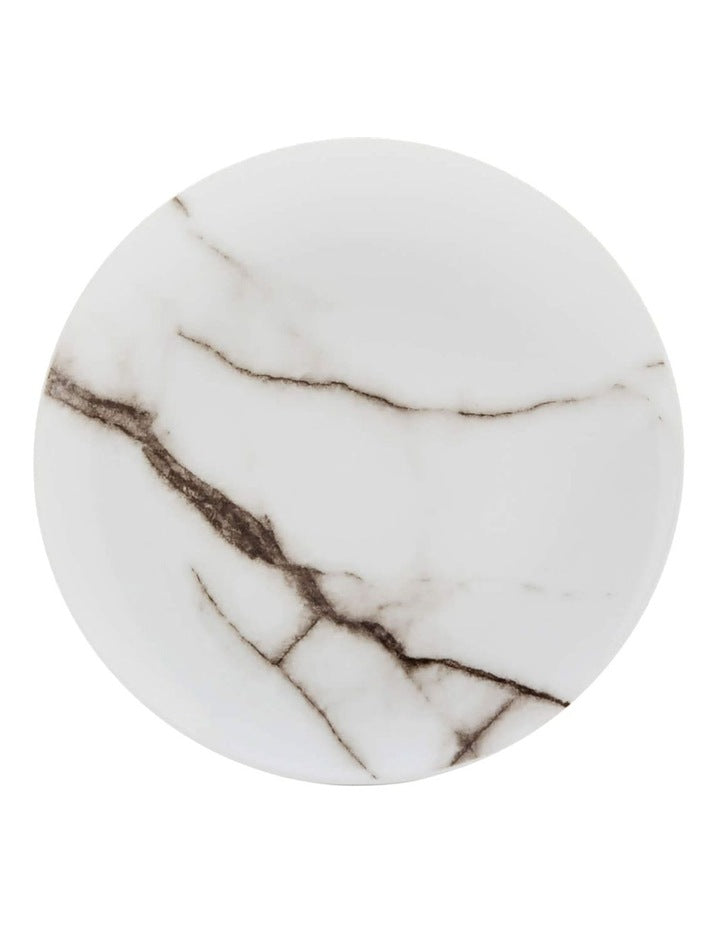 Marble Side Plate 19cm in White