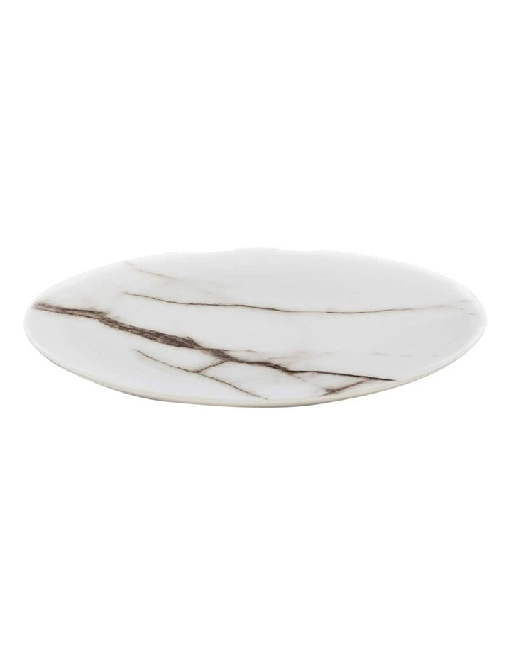 Marble Side Plate 19cm in White