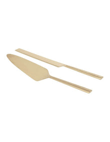 Novaro Cake Server Set 2 Piece in Gold