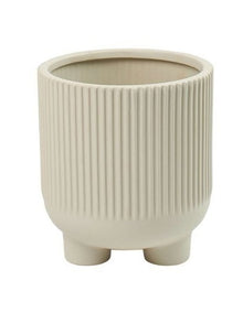 Maxen Planter Stone 17.5x19cm in Beige